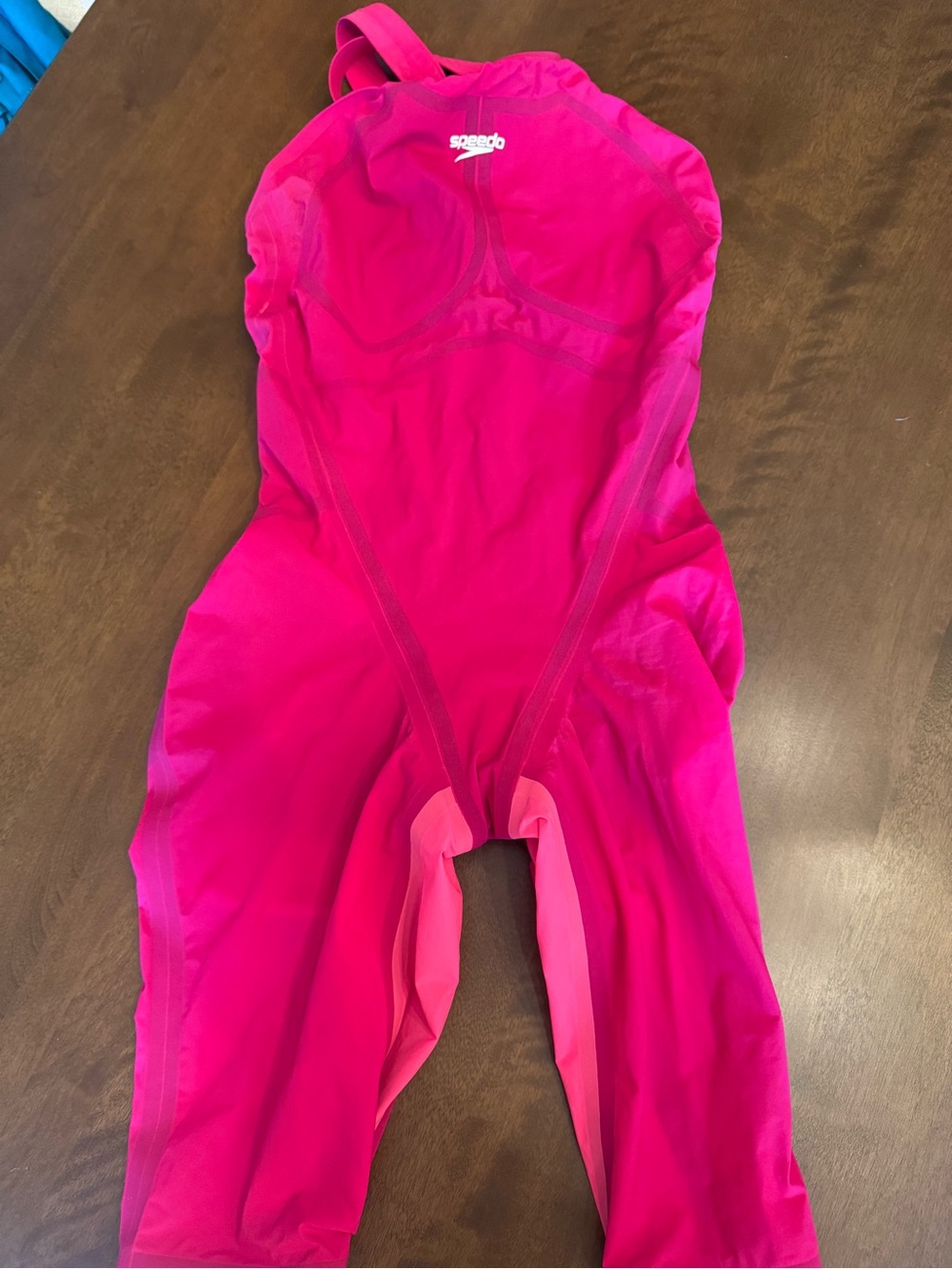 Speedo Women's One-Piece Racing Suit in Hot Pink